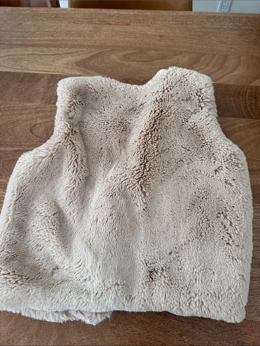 Zara Cream Sherpa Vest for Kids